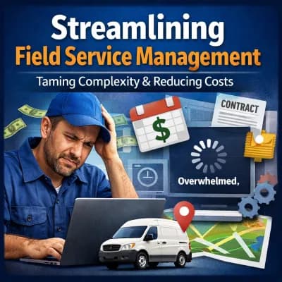Streamlining Field Service Management: Overcoming Software Complexity and Expense