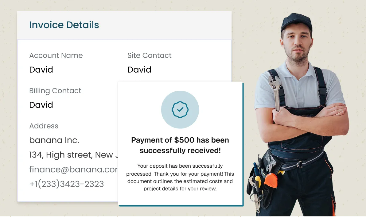 Home Service Industry Software feature 1