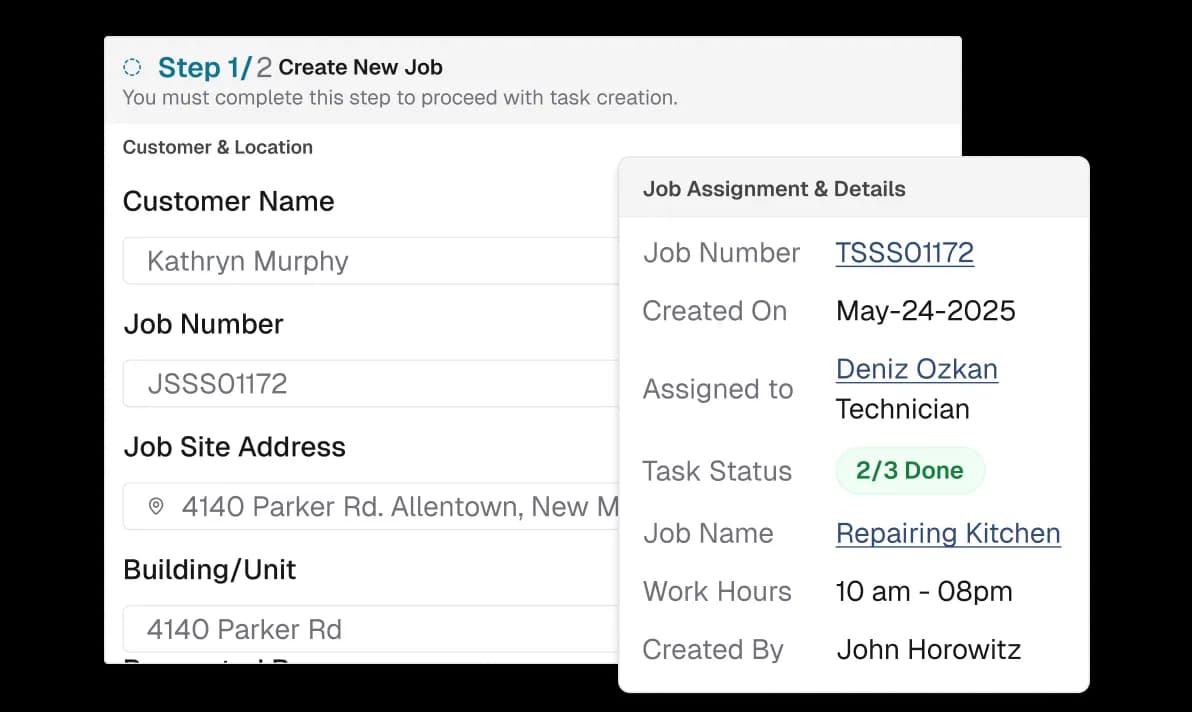 Work Orders feature 2