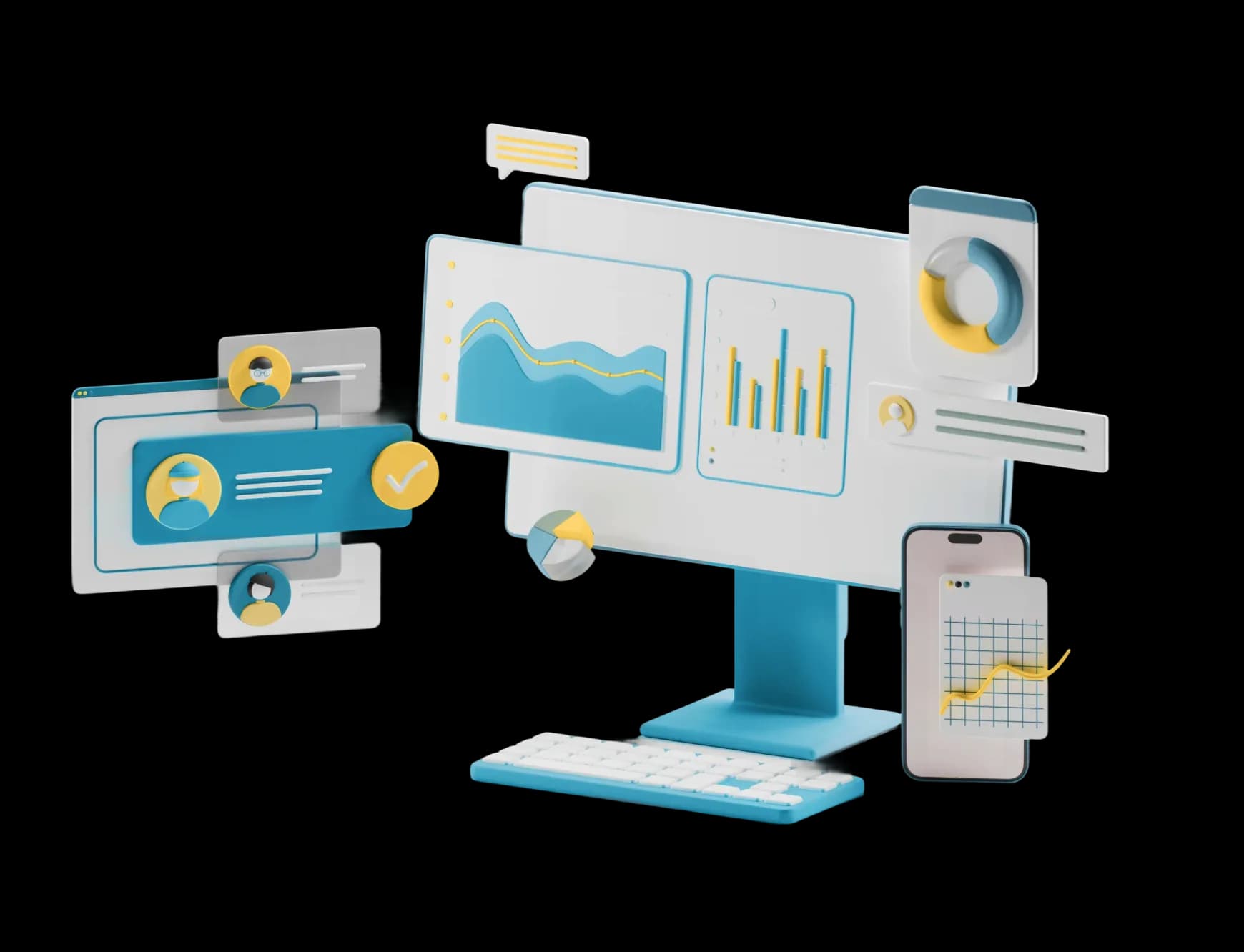 Customer relationship management with service history tracking