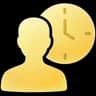 Person with clock