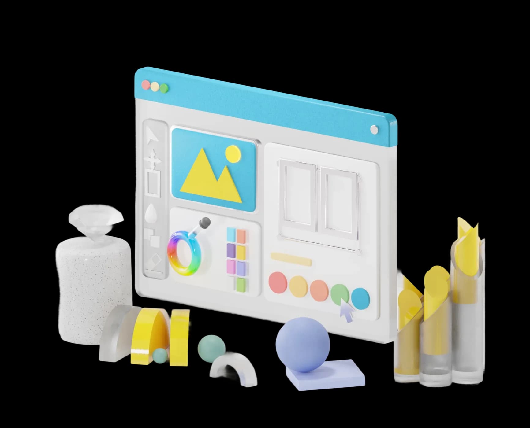 AI-powered website builder creating a contractor business site