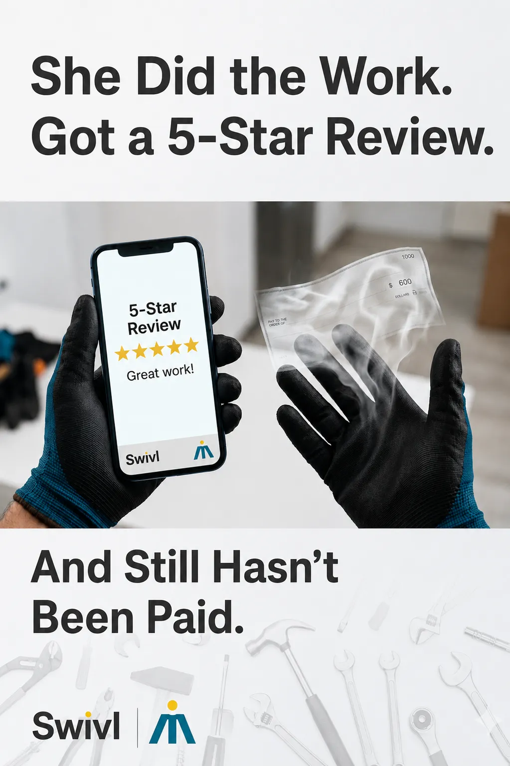 She Did the Work. Got a 5-Star Review. And Still Hasn't Been Paid.
