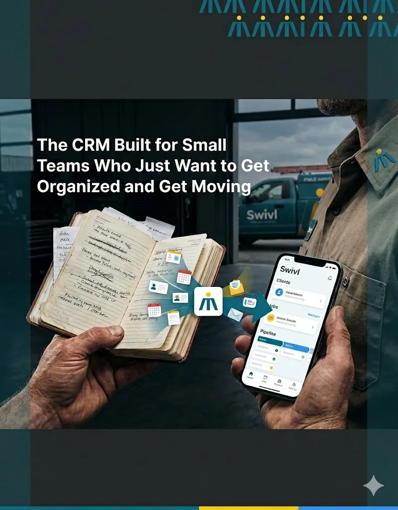 The CRM Built for Small Teams Who Just Want to Get Organized and Get Moving.